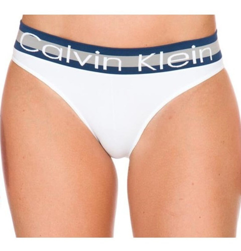 Calcinha Calvin Klein Tanga Underwear Com Logo Seamless Pit2