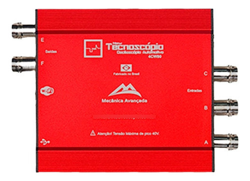 Osciloscopio 3 Canais + Transdutor New Tecnoscopio Celso