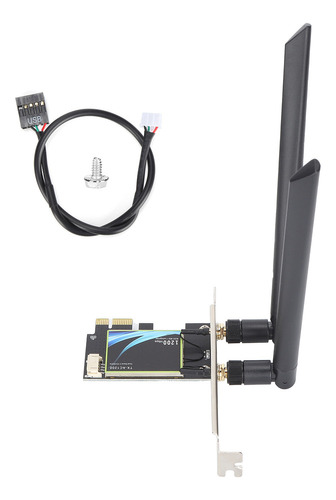 Adaptador Wifi Pci E Doble Banda 2.4/5ghz 300/867mbps Inalám