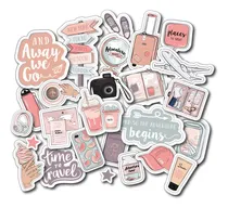 Comprar Stickers Calcos Ella Viaja Para Termo Celu Compu Mate