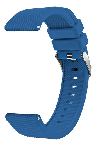 Correa 20mm Deportiva Reforzada Para Garmin Forerunner 165 Azul Marino 2 Cm