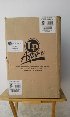 Cajón Lp Aspire Accent White Strike