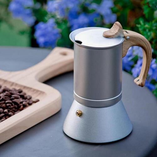 Cafetera Espresso Portátil 6 Tazas/10 Onzas Para Acampar Al