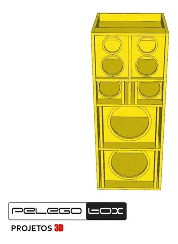 Caixa Trio Bob 4 Vias 1x12 + 1x8 + Corn + St | Detalhes Top