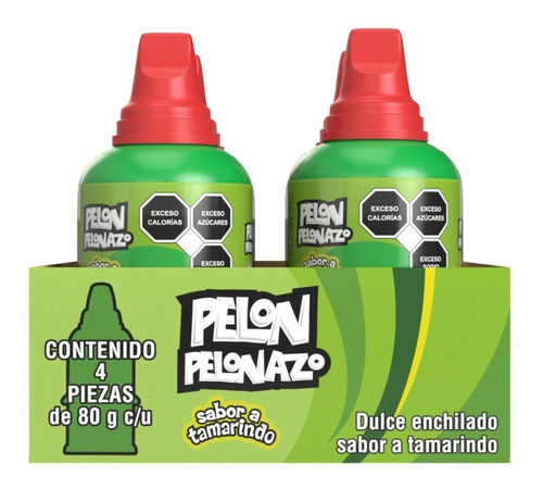 Pelon Pelonazo Sabor Tamarindo Gigante 4 Pz