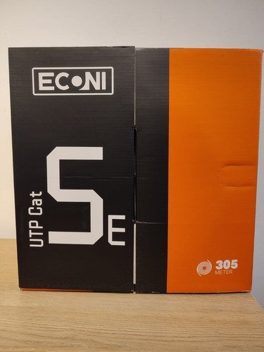 Cable Utp Cat 5e Exterior Negro Cca-305 Mts 1410/5e Innova
