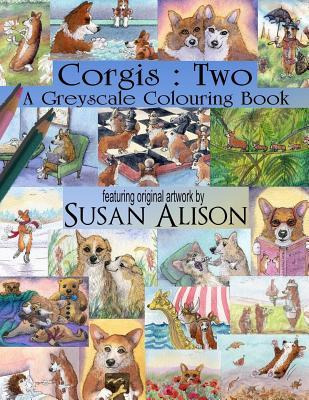 Libro Corgis : Two: A Greyscale Colouring Book - Susan Al...