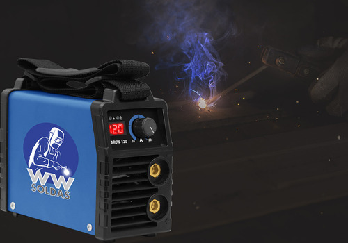Máquina De Solda Inversora Arcw-120 120a Digital Portátil 220v Wwsoldas