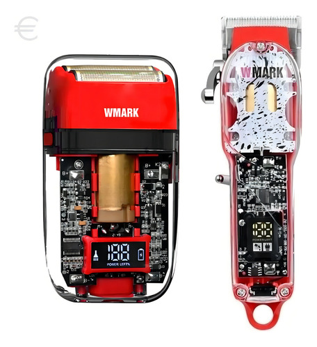 Máquina De Corte Profissional E Shaver Wmark Acabamento