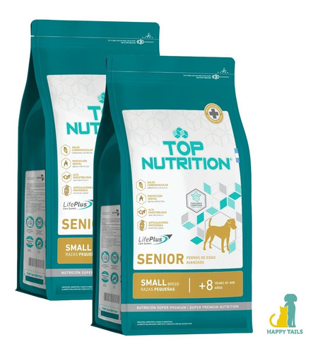 Top Nutrition Perros Senior 2 X 7,5 Kg (15 Kg) - Happy Tails