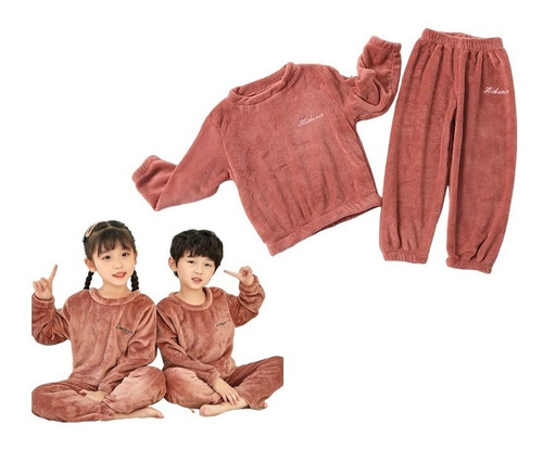 Pijama Niños Iniverno Pijama Polar Niña Conjuntos Infantiles