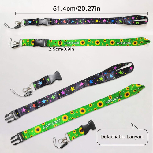Correas De Cuello Llaveros 2 Piezas Llavero Soporte De ...