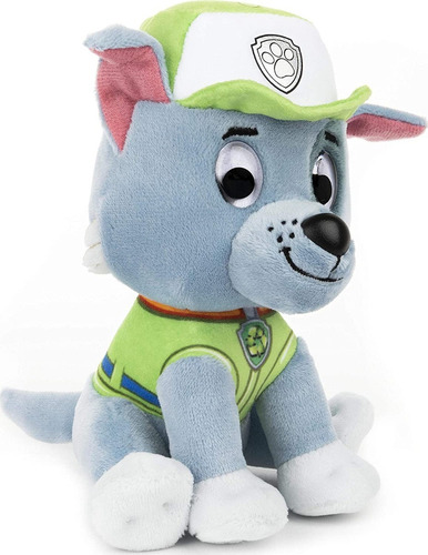 Imagen 2 de 7 de Paw Patrol Peluche Plush Rocky 16 Cm