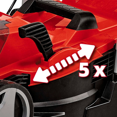 Imagen 5 de 7 de Cortacésped Inalámbrico 18v Motor Brushless Einhell Ge-cm 18/33 Li Kit 5 Niveles Corte + Cargador Bateria 4 Amp