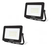 Comprar Kit X2 Reflector Led 30w Ip65 Exter. 2400lm Luz Fria King