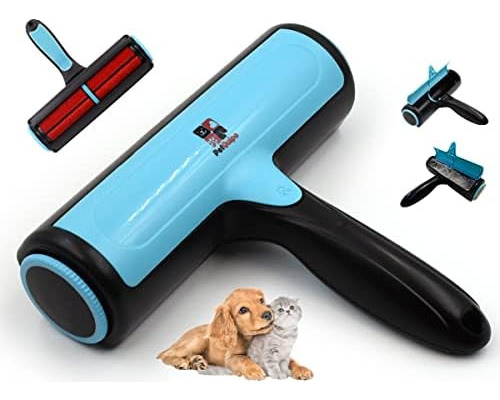 Reusable Pet Hair Remover Roller - Easy, Self-cleaning,...