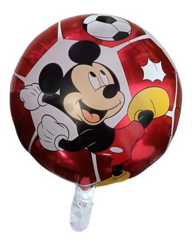 Globo Metálico De Mickey Mouse Paq De 10 Piezas