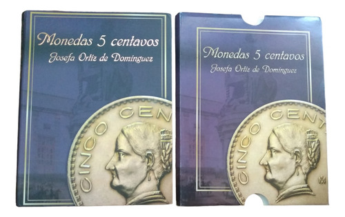 Álbum Colección Monedas  De 5 Centavos Josefa 1942 A 1976