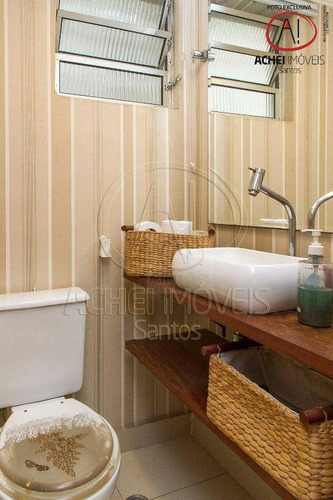 Imagem 12 de 30 de Apartamento Com 2 Dormitórios, 2 Suítes, 3 Banheiros E 1 Vaga Coletiva Suficiente À Venda, 92 M² Por R$ 535.000 - Boqueirão - Santos/sp - Ap10536