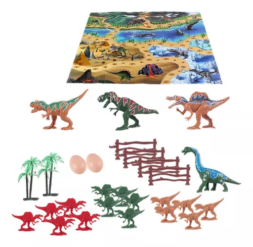 Brinquedos de dinossauro para crianças 3-5 com atividade play mat