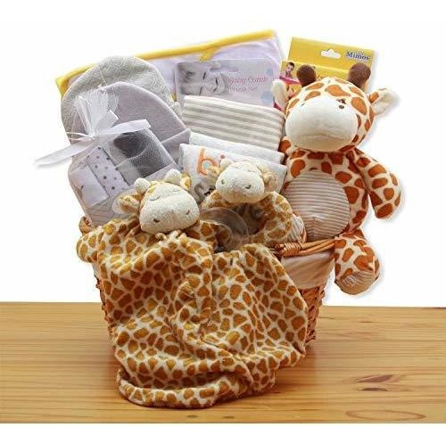 Recién Nacido - Jungle Safari New Baby Gift Basket - Yellow