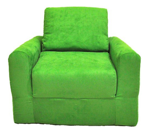 Muebles Divertidos Silla Durmiente Verde Lima Micro Ante