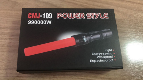 Lanterna Power Style Com Sinalizador 990000w