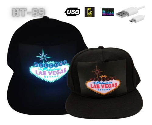 Gorra Led Modelo Las Vegas Ht59