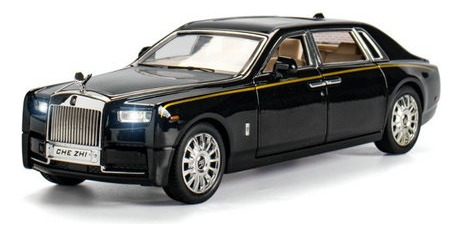 Modelo Coche De Aleación Rolls-royce Phantom Con Luces Y Son