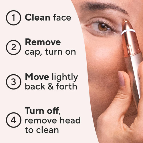 Depiladora De Cejas Flawless Brows Elect Finishing Touch...