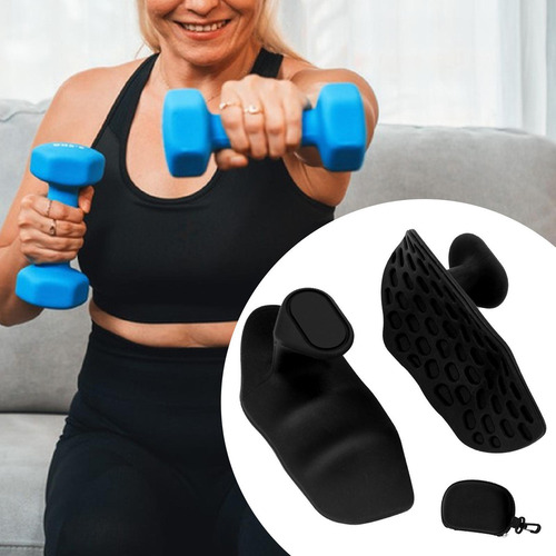 Black Weightlifting Grip Pads