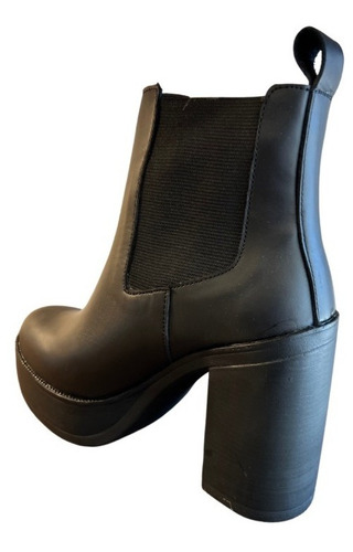 Imagen 3 de 9 de Bota Cuero Taco Alto Plataforma Tiffany