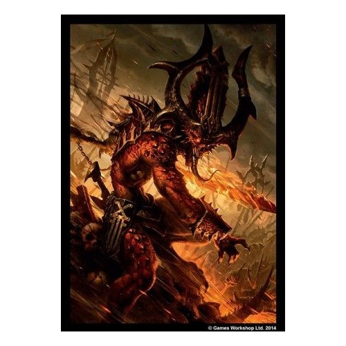 50 Protectores Warhammer 40000 Chaos Demon Estandar 