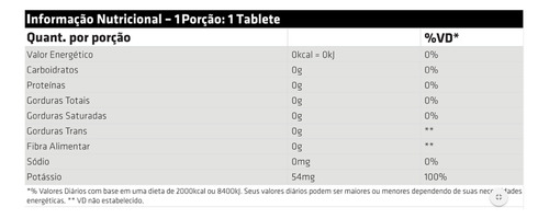 Potássio Mineral Quelato 54 Mg Performance Nutrition 100 Tab