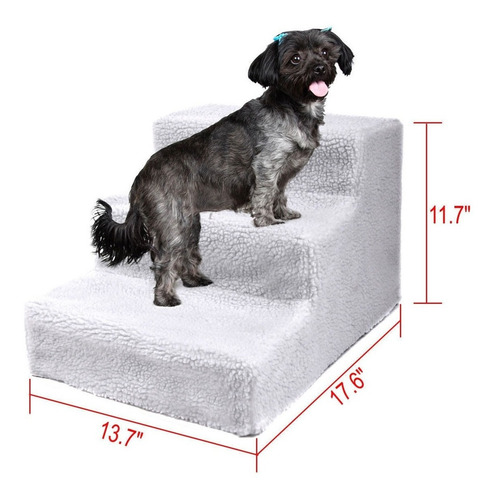 Imagen 2 de 5 de Gato Árbol Escalera 3 Pasos Perca Rascador Escaleras Para Ma