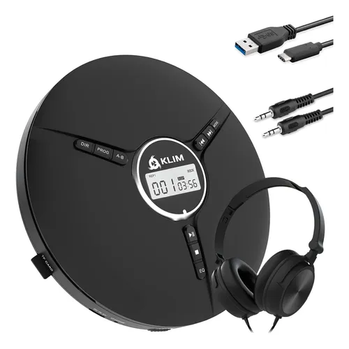 comprar Klim Discoman Con Auriculares - Reproductor De Cd Portátil C