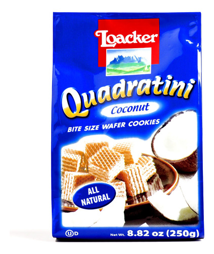 Loacker Quadratini Galletas De Oblea Tamao De Bocado De Coco