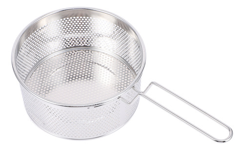 Cesta Para Freír De Acero Inoxidable Con Colador De Malla Fi