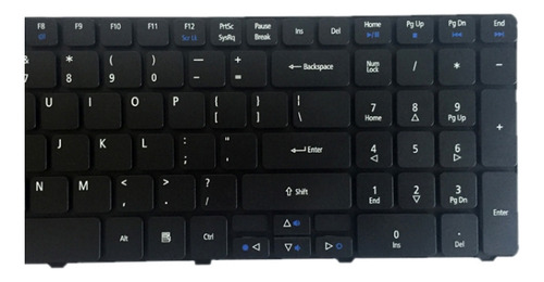 A Teclado De Laptop Em Inglês, Versão Dos Eua Para Asp