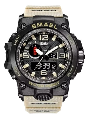 Reloj Hombre Militar Smael S-shock Tactico Alarma Sumergible