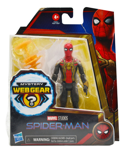 Spider Man Mystery Web Gear Spider Man Dorado Hasbro Cd