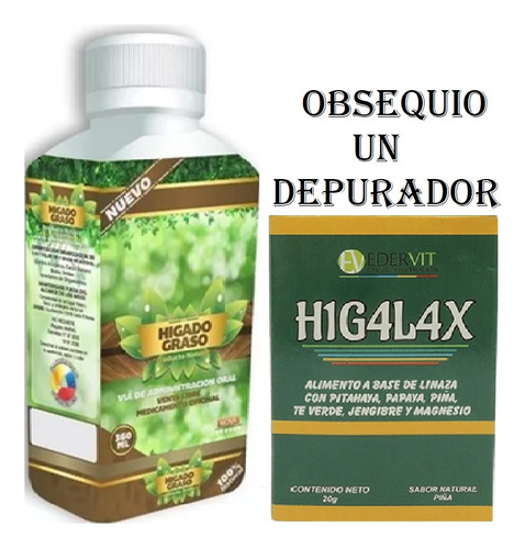 Combo Higado Graso + Depurador - mL a $29