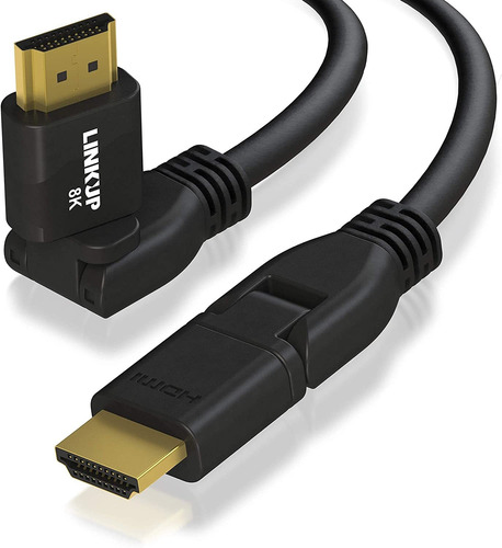  Cable Hdmi 2.1 8k De  Alta Velocidad Conector De Ángu...