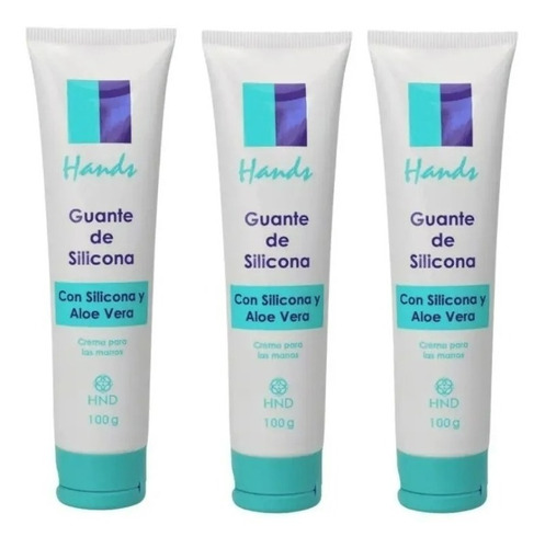 Pack 3 Crema De Manos Guante De Silicona Hinode Envio Gratis