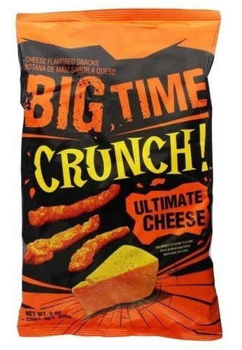 Big Time Crunch Crunch Botana Extra Queso 255gr