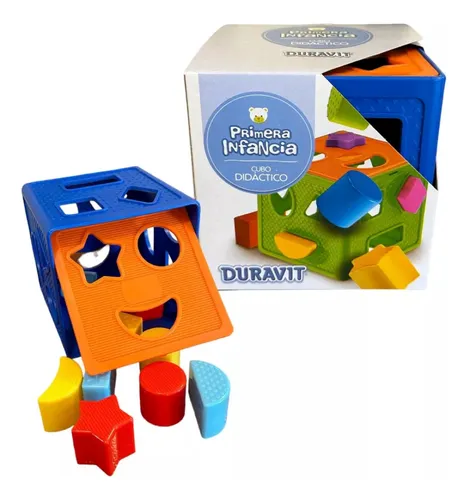 Juego Didáctico Cubo D/encastres Primeras Formas Duravit 666