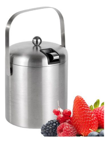 Cubo De Leche Cubo De Hielo Tina De Doble Capa Para Bebidas