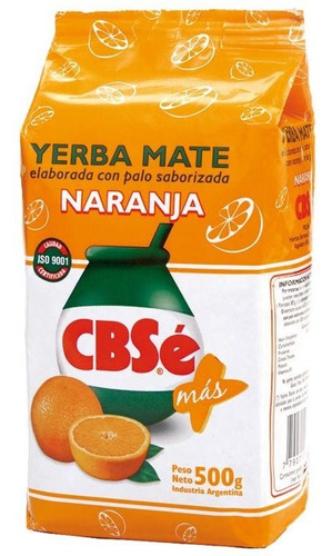 Pack X 6 Unid. Yerba  Naranja 500 Gr Cbse Yerbas