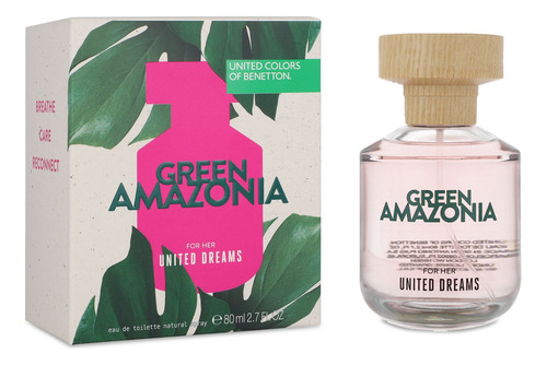 Benetton Green Amazonia 80ml Edt Spray - Dama