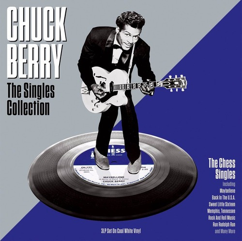 Chuck Berry Singles Collection Vinilo Blanco Triple Nuevo